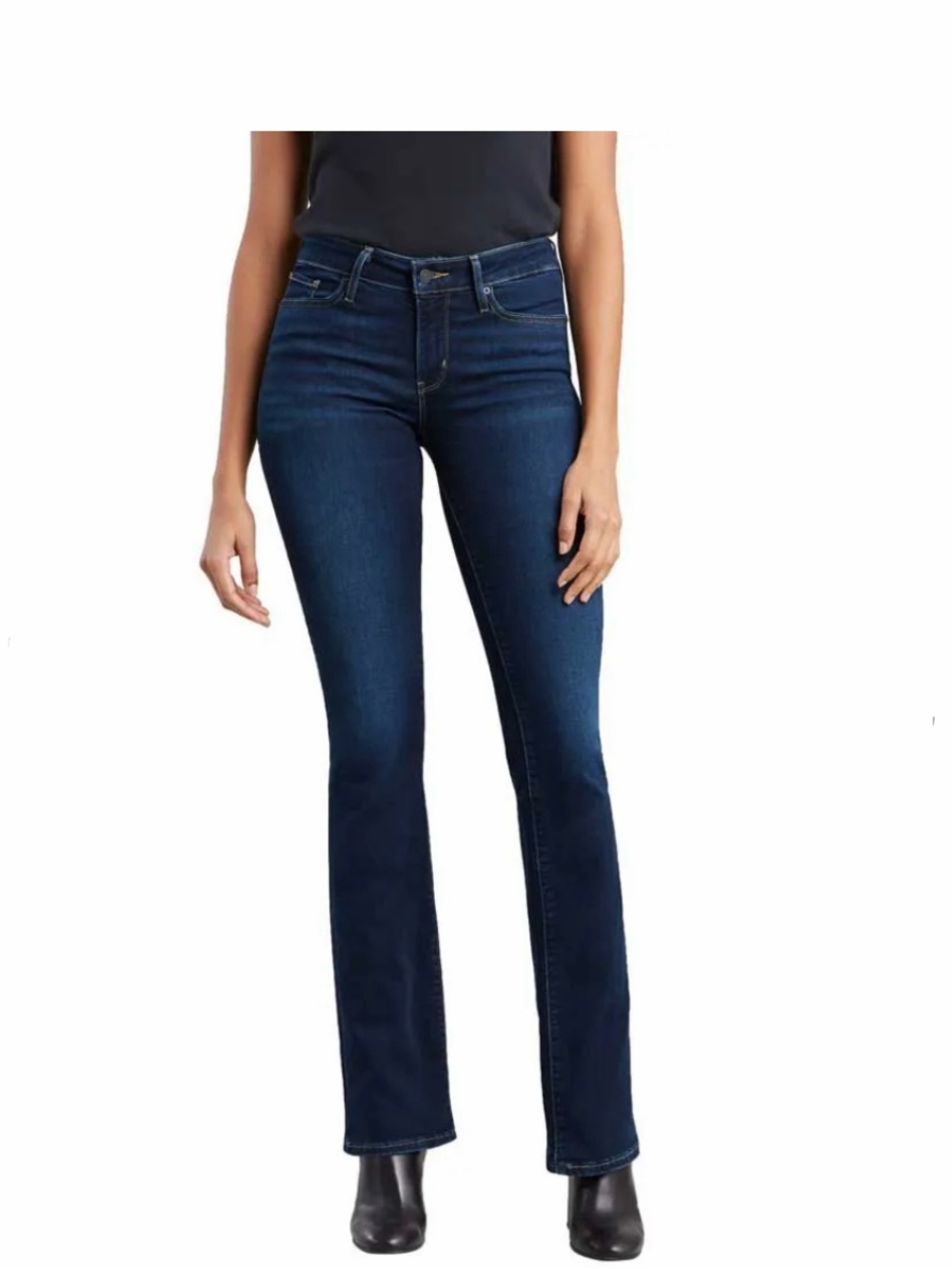 Levi's 715 bootcut Indigo Blue Women's Bootcut Jeans 28x31 tall